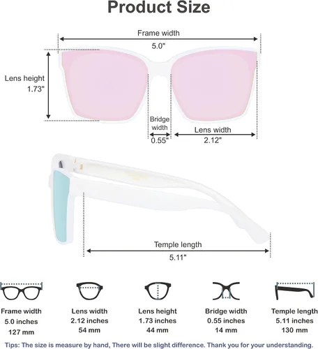 Miniatura 6 de COCOSAND Lentes de sol polarizados para niños, protección UV 400, retro, cuadrados, futuristas, para jóvenes, adolescentes, niños y niñas de 5 a 12