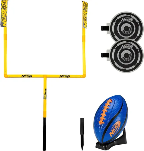 Miniatura 10 de Franklin Sports - Poste de portería de fútbol americano de acero auténtico de 8.5' x 5.5' - Poste para niños - Juego de postes de portería de fútbol