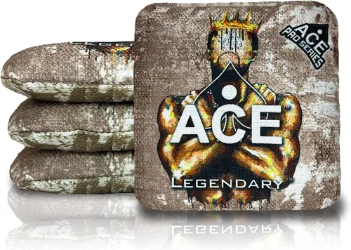 Miniatura 49 de Legendario Bolsos Cornhole ACE Pro + Kits PRO De doble lado, resbaladizos y pegajosos para todo clima Bolsa de descanso opcional y estuche