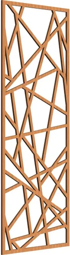 Miniatura 144 de Conway Paneles de pared decorativos de madera con calado, 9 3/8 pulgadas de ancho x 24 3/8 pulgadas de alto x 1/4 de alto, aliso
