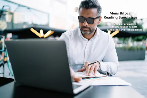 Miniatura 2 de Yogo Vision Lentes de sol bifocales de lectura para hombres y mujeres, estilo retro, protección solar UV400, lentes de lectura para exteriores +1