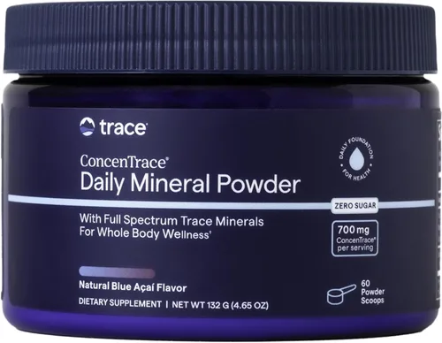 Trace Minerals Concentrado de minerales en polvo diario - Apoya la energía, la digestión, la salud ósea - Suplemento multimineral de más de 70