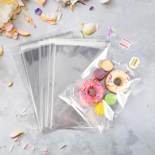 Miniatura 5 de Nobranded: 100 bolsas transparentes de celofán autoadhesivas de 15,2 x 22,9 cm, resellables, de 2,8 mils, para galletas, caramelos, panadería