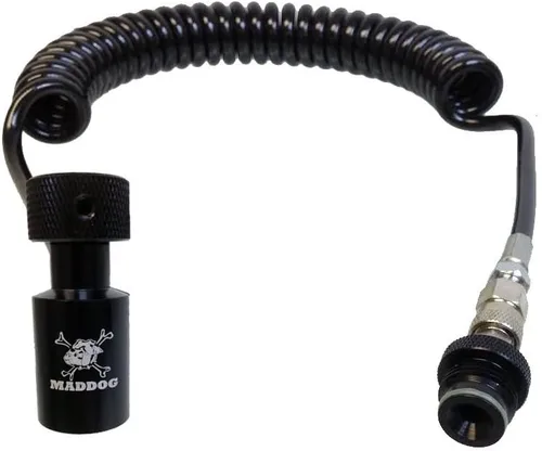 Miniatura 8 de Maddog Bobina remota para tanque de paintball de servicio pesado - Aire comprimido (HPA) / CO2