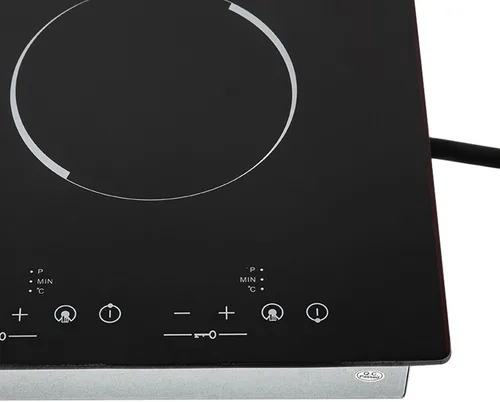 Miniatura 7 de Estufa eléctrica de 23.6 pulgadas con control táctil de 3000 W, con 4 quemadores, estufa eléctrica radiante de 110 V (sin enchufe) con 9 niveles