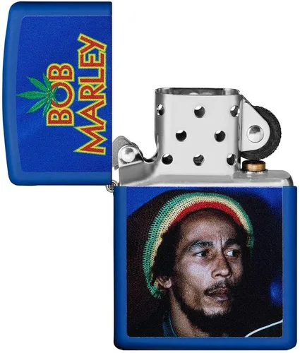 Miniatura 4 de Zippo Bob Marley Encendedores Azul real mate