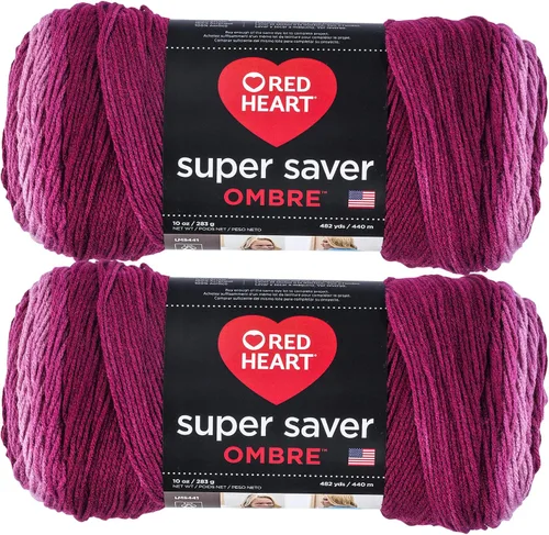 Miniatura 88 de Red Heart Super Saver Jumbo Ovillo de lana, Amatista