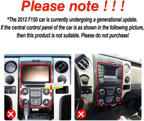 Miniatura 4 de Radio de coche Carplay de 12.1 pulgadas para Ford F150 Raptor 2009-2012 años, CPU de 8 núcleos, Carplay Android Auto Ready GPS WiFi FM DSP