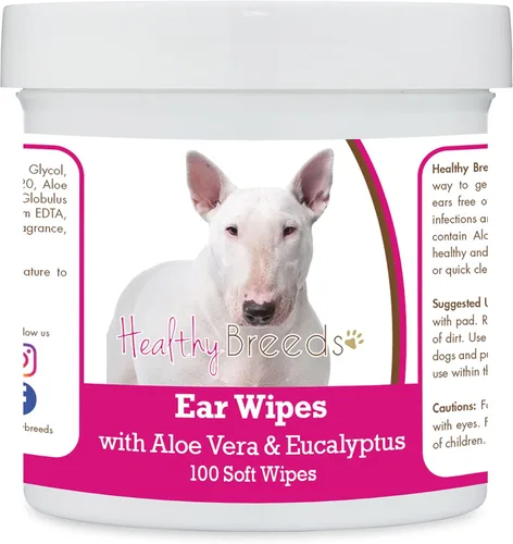 Miniatura 6 de Healthy Breeds Pastor alemán, silla de montar, toallitas de limpieza de oídos con aloe y eucalipto para perros, 100