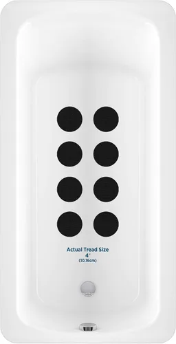 Miniatura 2 de Kahuna Grip Bañera y ducha 4" círculo antideslizante tracción pisadas (negro)
