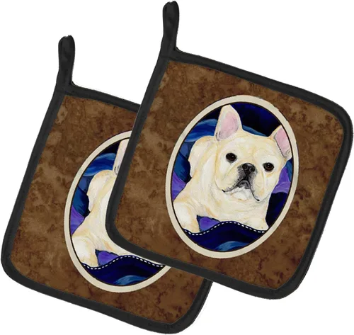Miniatura 105 de Caroline's Treasures SS8617PTHD - Juego de soportes para ollas de cocina resistentes al calor, almohadillas calientes para horno para cocinar, Husky