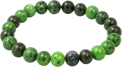 Miniatura 43 de Amazing Gemstone Pulsera de cristal para mujeres y hombres, pulsera de cristal curativo de protección, pulsera elástica con cuentas de piedras