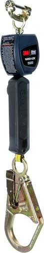 Miniatura 9 de 3M DBI-SALA Nano-Lok 3101365 - Cuerda de vida autoretráctil, 9 pies, malla de poliéster Dynema de 3/4 pulgadas, gancho de amarre, lazo de anclaje