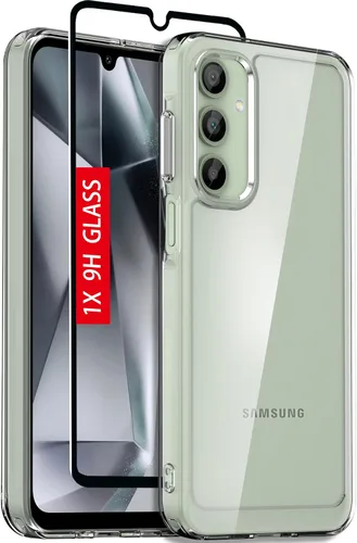 Miniatura 12 de Funda para teléfono Samsung Galaxy-A15-5G: Cubierta de teléfono a prueba de golpes de grado militar con protector de pantalla de vidrio templado