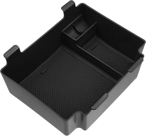 ACROPIX Bandeja organizadora de consola central frontal para Acura RDX 2019-2023, paquete de 1 unidad, color negro