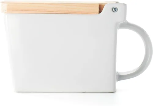 Miniatura 3 de Zero Japan Bee House - Caja de sal premium con tapa de Hinoki - Recipiente para sal marina y especias - Elegante contenedor para encimera de cocina