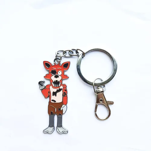 Miniatura 3 de Caja de regalo de joyería para fanáticos de Fnaf, collar con colgante llavero 2 en 1, regalo para niños de 5 noches Freddy, Fazbear Bonnie Free