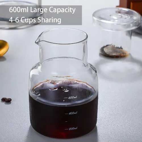 Miniatura 3 de Cafetera de goteo de hielo, máquina portátil de café en frío, cafetera de goteo en frío de 20.3 fl oz, torre de preparación fría para oficina en casa