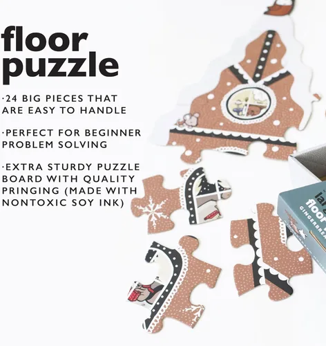 Miniatura 4 de Rompecabezas de Piso Wee Gallery, Rompecabezas Jumbo de 24 Piezas para Niños Pequeños, Actividad de Aprendizaje Temprano, Desarrollo Cognitivo