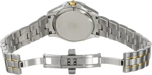 Miniatura 5 de Citizen Eco-Drive EW1934-59A - Reloj de dos tonos de acero inoxidable con diamantes para mujer, Blanco, Classic