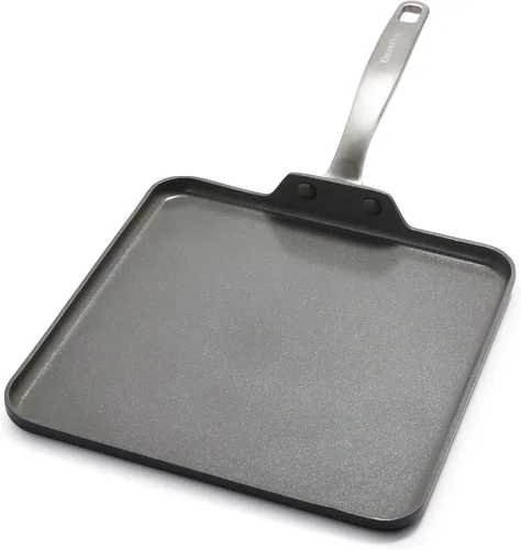 Miniatura 5 de GreenPan Chatham - Juego de ollas y sartenes antiadherentes de cerámica anodizada dura, 10 piezas, color gris y Chatham anodizado duro
