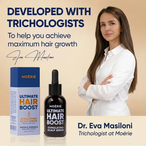 Miniatura 8 de Moerie Suero para el Crecimiento del Cabello Ultimate para el Crecimiento Natural del Cabello y Engrosamiento - Tratamiento Anti Adelgazamiento