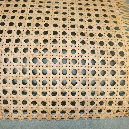 Cincha de ratán de 24 pulgadas de ancho para proyectos de enlatado, caña de malla abierta pretejida natural, hoja de cincha de caña (2 pies)