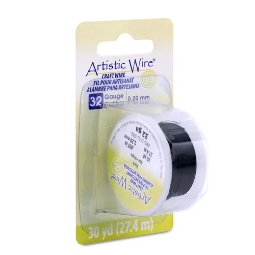 Miniatura 53 de Artistic Wire Alambre de Cobre Coloreado Plateado en Plata Resistente al Deslustre para Manualidades y Envolver Joyería, Resistente al Deslustre