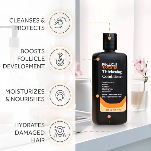 Miniatura 3 de Biotin - Acondicionador para el crecimiento del cabello para hombres y mujeres, tratamiento para adelgazar el cabello y la pérdida de cabello