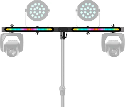 Miniatura 13 de DJ Lights Stand 41-95 Inch, Heavy Duty DJ Stand 1 Pack, Portable Par Can Tripod Stage Light Stand Adjustable Height, DJ Lighting T Bar Suitable for