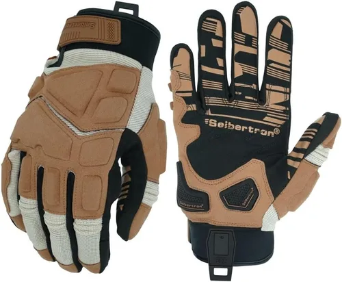 Miniatura 19 de Seibertron SPS Series - Guantes para motocicleta con pantalla táctil, para motocross, BMX, ATV, MTB, ciclismo, completo o medio dedo, para adultos