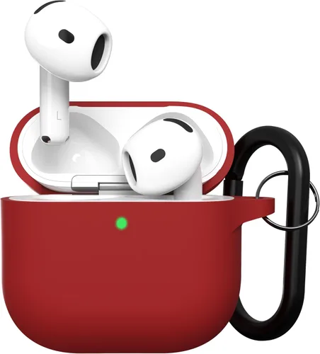 Miniatura 40 de Brujula Funda protectora de silicona para AirPods 4 con ANC, compatible con AirPods de 4ª generación 2024 (Avocado, AirPods 4 con ANC)