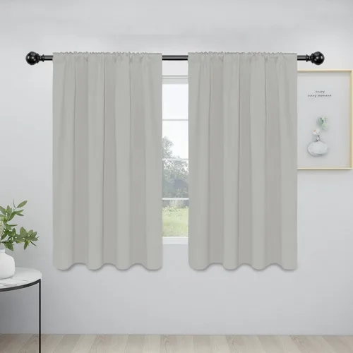 Miniatura 64 de Easy-Going - Cortinas opacas con bolsillo para varilla para el dormitorio, cortinas para ventanas que oscurecen la habitación o la sala de estar