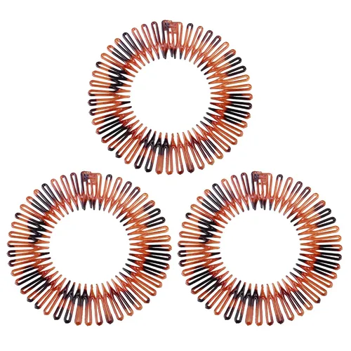 Miniatura 8 de Soft 'N Style Diademas flexibles elásticas para mujeres (3 unidades, color negro)