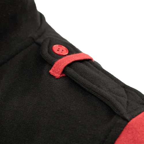 Miniatura 4 de Ripple Junction Naruto Shippuden Men's Authentic Full Zip Hooded Sweatshirt wChest Pockets Black Red Officially Licensed