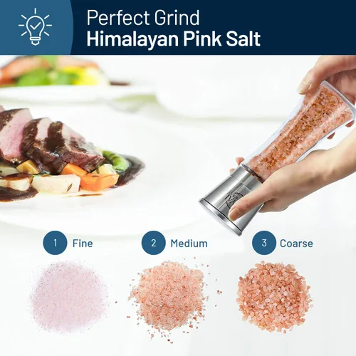 Miniatura 4 de Bolsa a granel de sal rosa del Himalaya de 5 libras - Cristales gourmet puros de Hymalain - Himilian 100% natural - Contiene 84 minerales - Adecuado