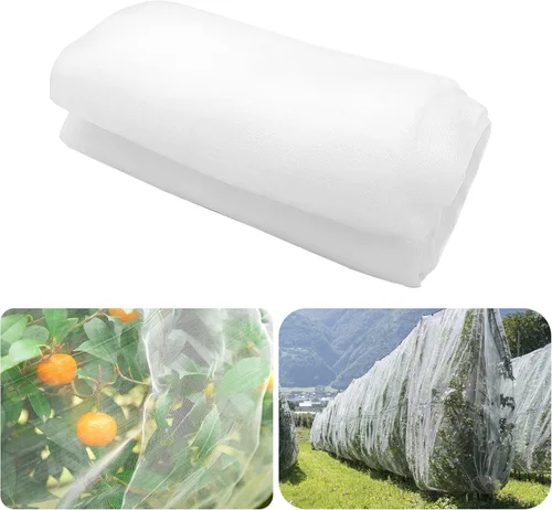 Alpurple Malla de barrera de insectos para pájaros, 10 x 15 pies, cubierta para plantas de jardín para proteger las plantas, frutas, flores de
