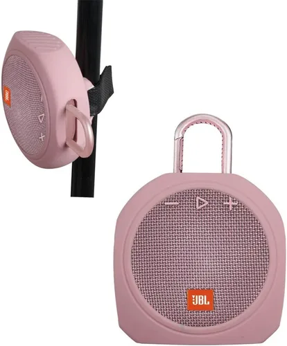Miniatura 6 de Hermitshell Estuche de transporte de silicona de repuesto para altavoz Bluetooth inalámbrico JBL Clip 3 portátil e impermeable (negro camuflaje)