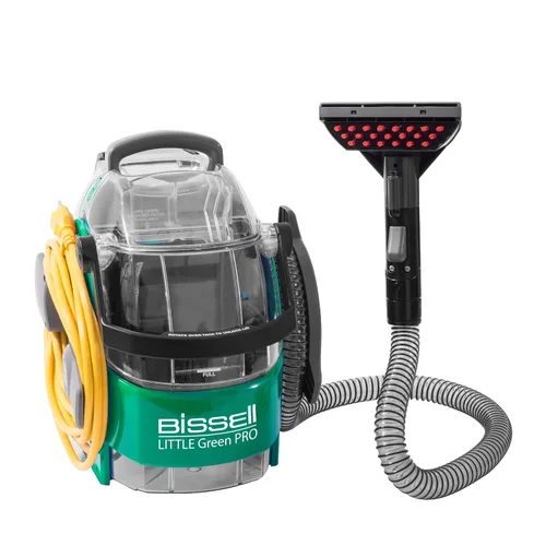 Bissell BigGreen Commercial Little Green Pro - Limpiador de manchas comerciales, limpiador de alfombras y tapicería y detallador de