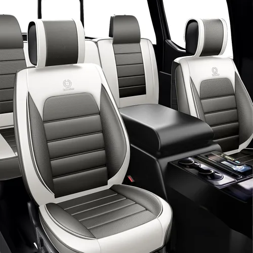 Miniatura 11 de Cubiertas de asiento ILMO para camiones 2009-2026 F150, 2011-2026 F250 F350 XL XLT Super Duty Crew Cab Lariat King Ranch Platinum, protectores