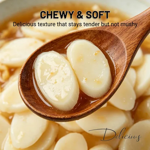 Miniatura 4 de Apexy Pastel de arroz coreano Tteokbokkik, Tteok Masticable, auténtico aperitivo de comida callejera coreana, perfecto con queso y fideos ramen, sin