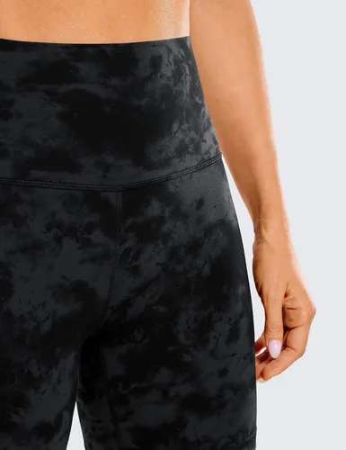 Miniatura 3 de CRZ YOGA ButterLuxe Pantalones cortos de ciclismo para mujer, de elastano, de tiro alto, 6 pulgadas, para entrenamiento, correr, voleibol y yoga