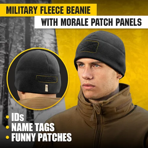 Miniatura 2 de M-Tac Gorra táctica de lana para reloj - Gorro de invierno Elite - Panel de parches
