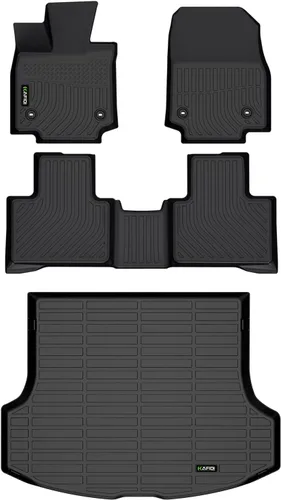 Miniatura 58 de Alfombrillas y revestimiento para maletero para Jeep Grand Cherokee L 2021-2025 (6 pasajeros, sin consola central) con respaldo, revestimientos