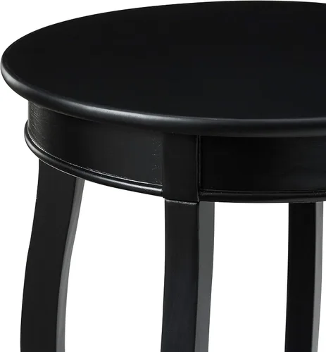 Miniatura 15 de Powell Mesa redonda para muebles con estante, color negro