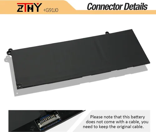Miniatura 4 de Batería G91J0 de 41 Wh, reemplazo de 3 celdas para Dell Latitude 3320 3330 3420 3520 Inspiron 3510 3511 3515 3521 3525 3530 3535 5320 5310 5330 5411
