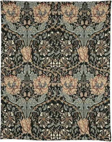 Miniatura 69 de Mantel Floral Retro de Pájaros, Diseño Original Bohemio William Morris Estampado Cubierta de Mesa para Hogar Picnic Fiesta Comedor Cocina William