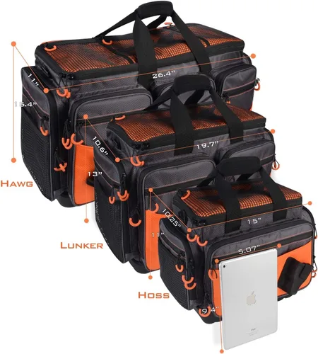 Miniatura 9 de KastKing Bolsas de equipo de pesca y aparejos - Bolsas de pesca resistentes al agua salada - Bolsas de almacenamiento de aparejos de pesca