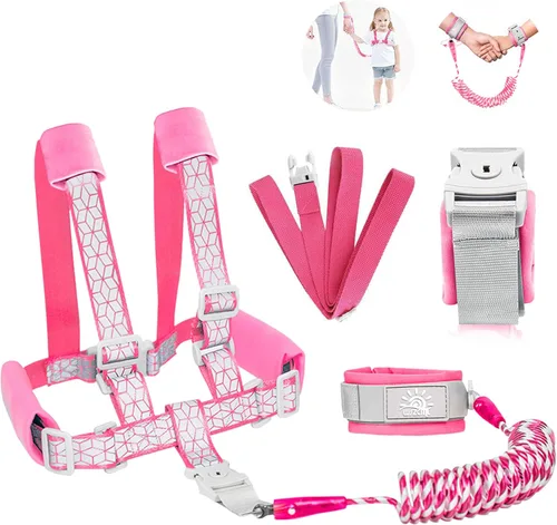 Correa para Niños Pequeños - Enlace de Muñeca Anti-Pérdida para Niños Pequeños - Arnés para Niños Pequeños con Cerradura para Niños, Correa para