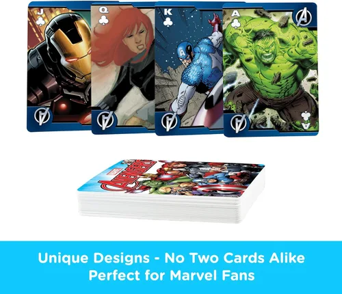 Miniatura 3 de AQUARIUS Marvel Avengers Comics - Juego de cartas de 3 pulgadas, multicolor